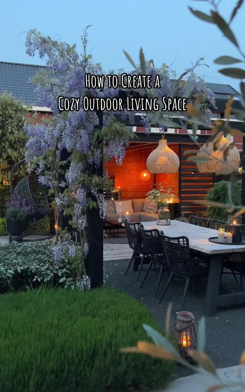 image How to create an outdoor living space